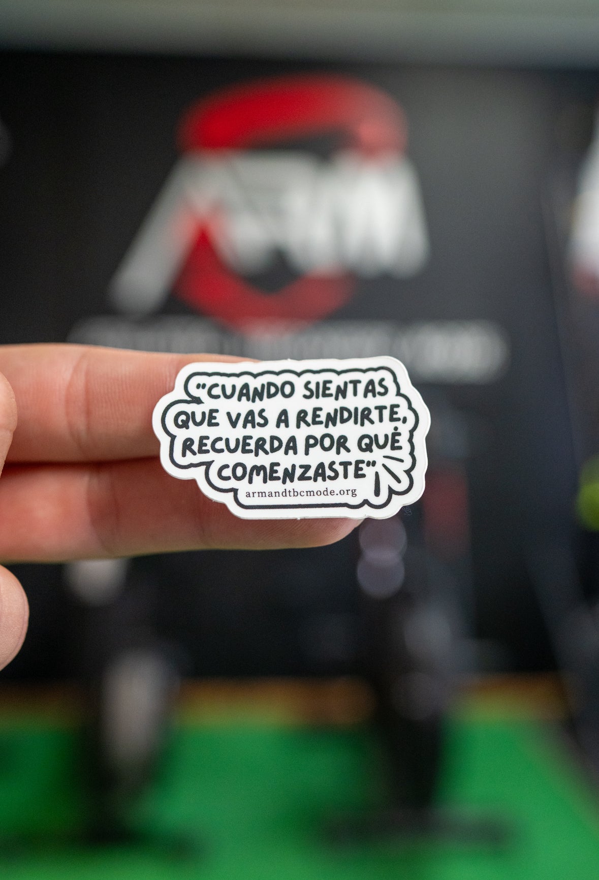 Sticker “Recuerda porqué comenzaste”