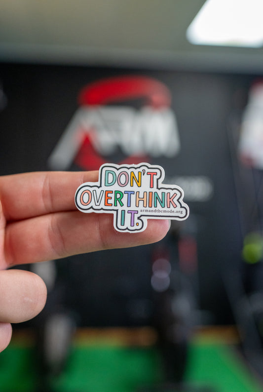Stickers “No sobre pienses”