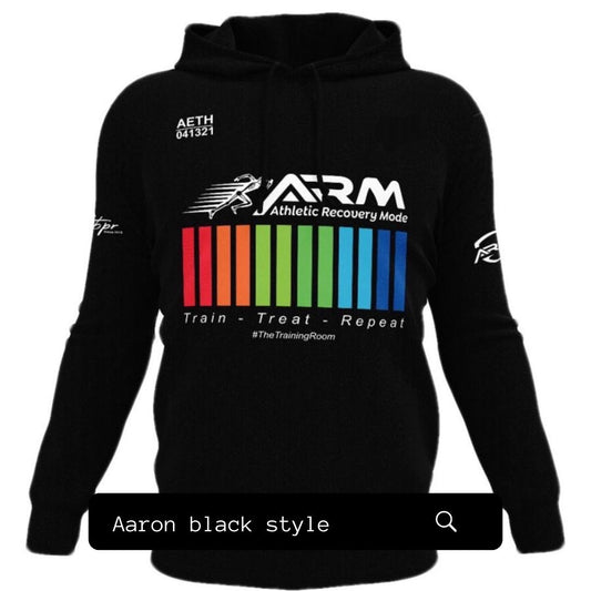 Aaron black style hoodie